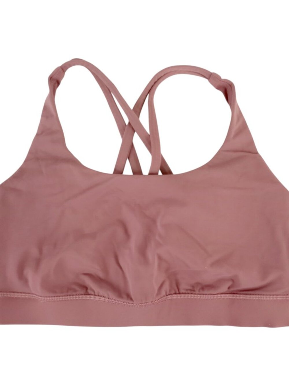 Lululemon Sports Bra Dusky Purple 6 XS Crisscross Strappy Back Unpadded